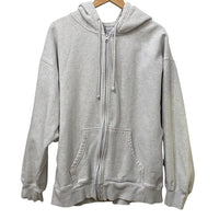 TNA Light Gray Size 2X Zip Up Almost New