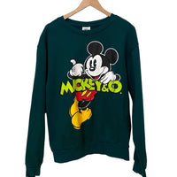 Disney Dark Green Size M Crewneck Almost New