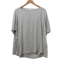 Lululemon Light Grey Size 16 Short Sleeve Almost New
