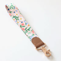 Pink Meadows Wristlet Lanyard