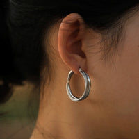 Sajan Twined Hoops