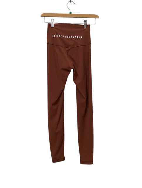 Coffee To Savasana Clay Red Size S Leggings Almost New