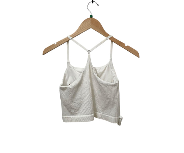 Lululemon Off White Size 6 Sports Bra Almost New
