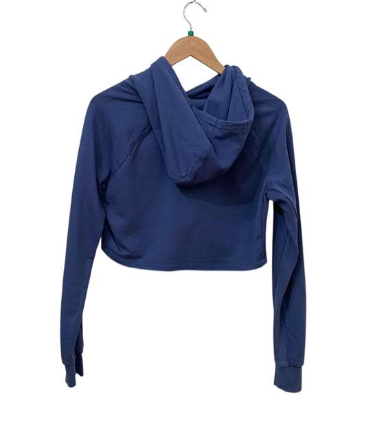 Gymshark Blue Size S Cropped Hoodie Almost New
