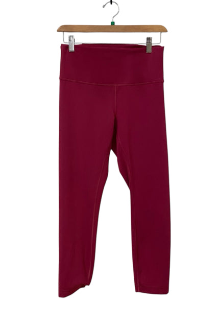 Lululemon Burgundy Size 8 Leggings Almost New