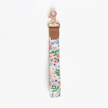 Pink Meadows Wristlet Lanyard