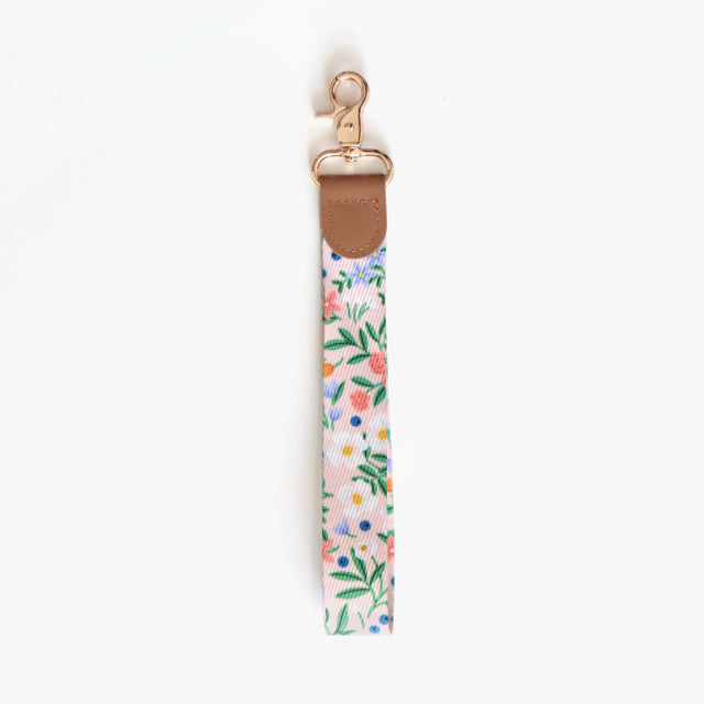 Pink Meadows Wristlet Lanyard