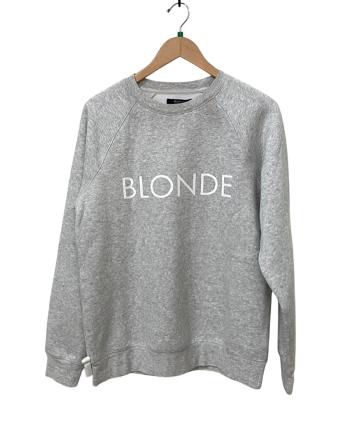 Brunette The Label Light Grey Size M/L Crewneck Almost New