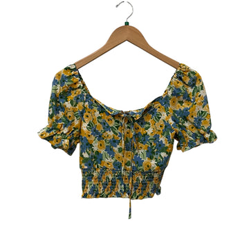 Shopkeepers Cottage Yellow & Blue Size S Almost New