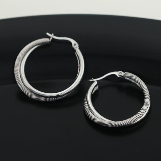 Sajan Twined Hoops